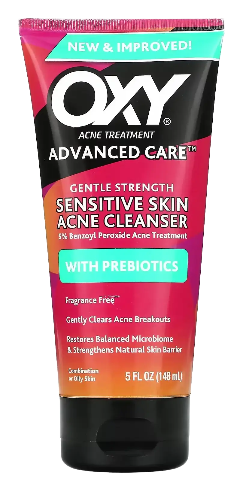 Oxy Sensitive Skin Acne Cleanser 5% Benzoyl Peroxide
