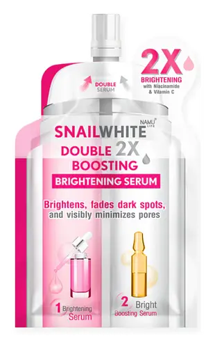 Snail White Double Boosting Brightening Serum