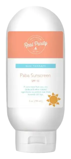 Real Purity Paba Sunscreen SPF 15