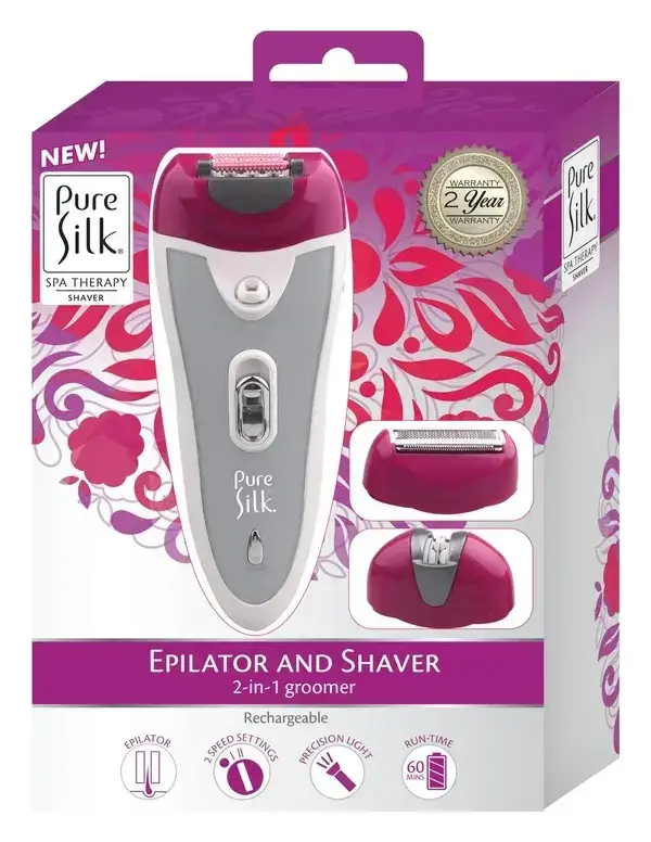 Pure Silk Spa Therapy 3-In-1 Groomer With Epilator