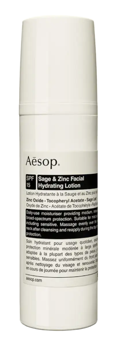 Aesop Sage & Zinc Facial Hydrating Lotion SPF 15