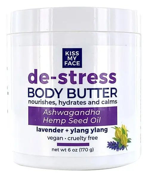Kiss My Face De-Stress Body Butter Lavender + Ylang Ylang