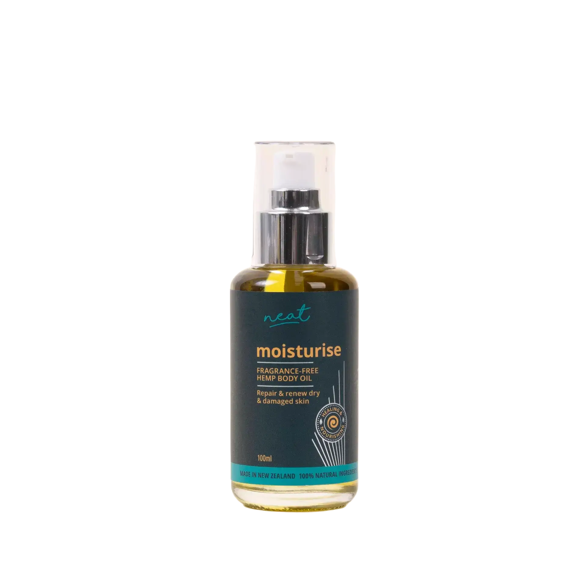 Neat Moisturise Hemp Body Oil Fragrance-Free