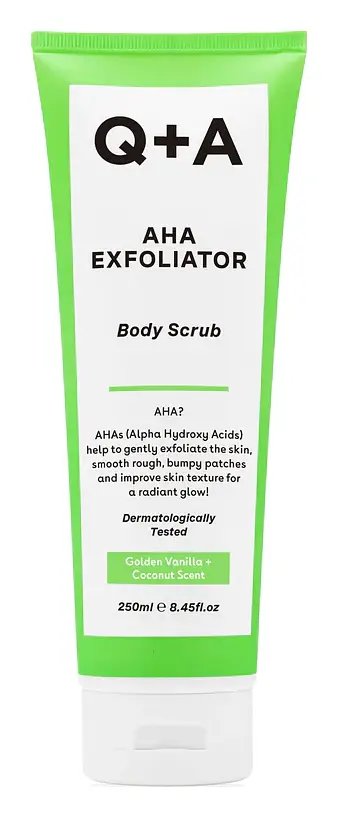 Q + A AHA Exfoliator Body Scrub