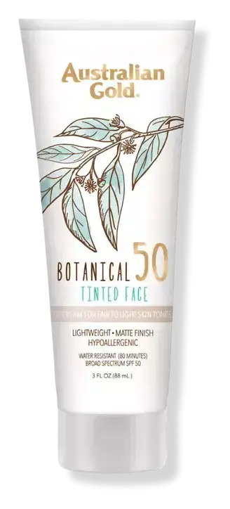 Australian Gold Botanical SPF 50 Tinted Face Fair to Light