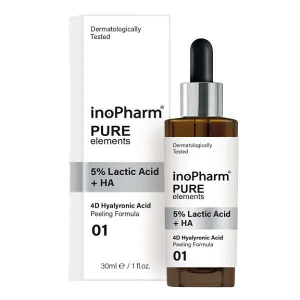 Inopharm Pure Elements 5% Lactic Acid + HA Peeling Formula