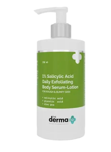 The Derma Co 1% Salicylic Acid Daily Exfoliating Body Serum-Lotion