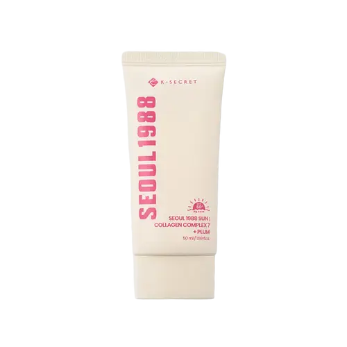 K-Secret Seoul 1988 Sun : Collagen Complex 7 + Plum SPF 50+