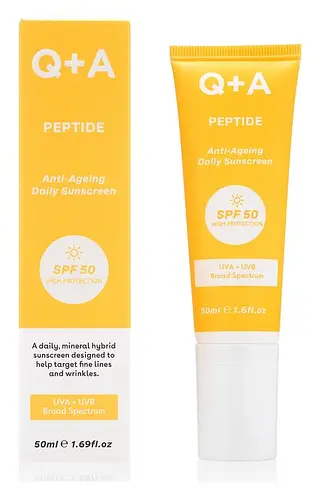 Q + A Peptide SPF 50 Anti-Ageing Daily Sunscreen