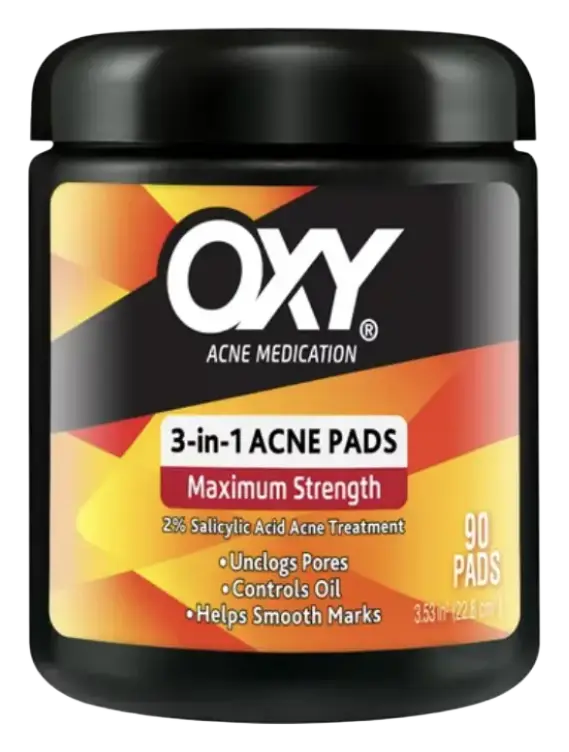 Oxy 3-in-1 Maximum Strength Acne Treatment Pads