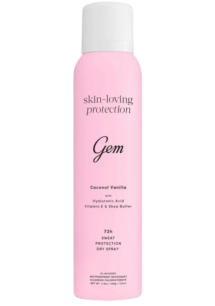 Gem Skin-Loving Protection 72h Sweat Protection Dry Spray Coconut Vanilla