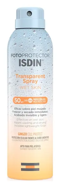 ISDIN Fotoprotector Transparent Spray Wet Skin SPF 50