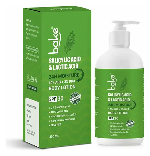 Bake Salicylic Acid & Lactic Acid Body Lotion SPF 30