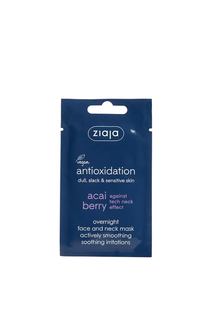Ziaja Acai Berry Overnight Face And Neck Mask
