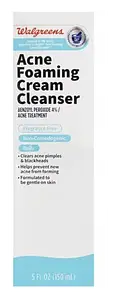 Walgreens Acne Foaming Cream Cleanser