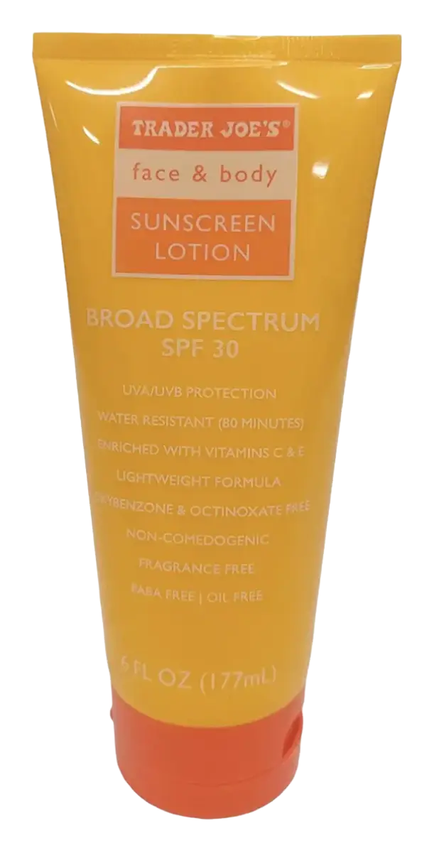 Trader Joe's Face & Body Sunscreen Lotion SPF 30