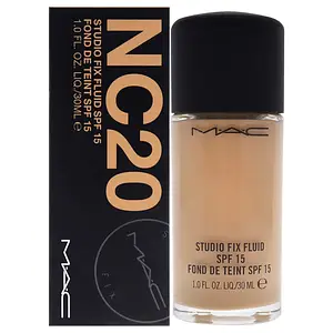 Mac Cosmetics Studio Fix Fluid Foundation With SPF 15 NC20