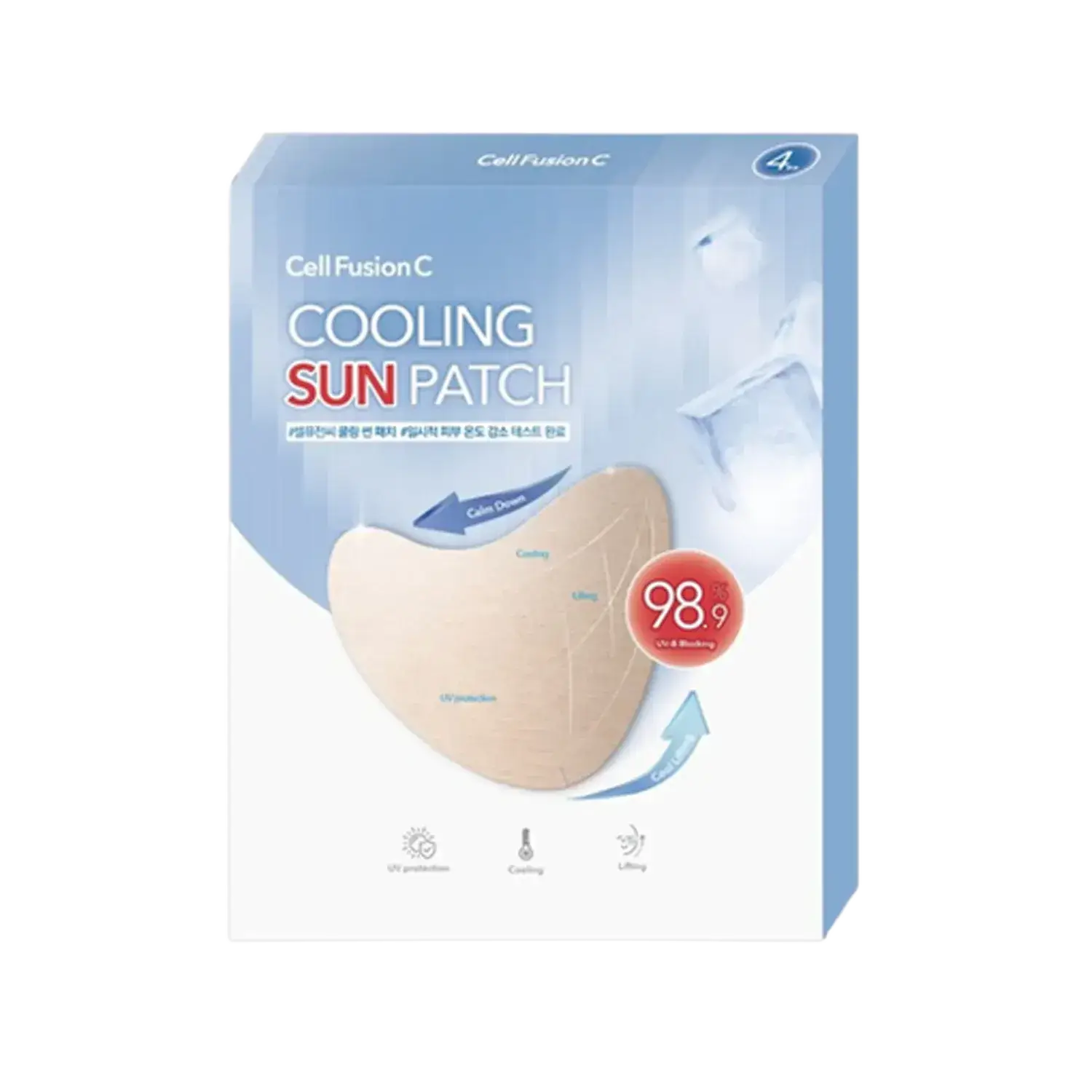 Cell Fusion C Cooling Sun Patch