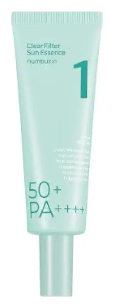 Numbuzin No.1 Clear Filter Sun Essence SPF50+ PA++++