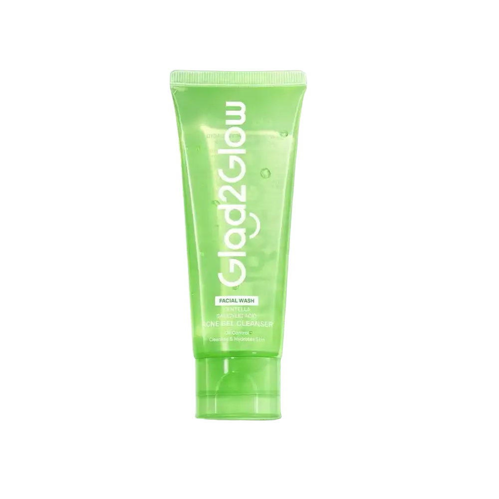 Glad2Glow Centella Salicylic Acid Acne Gel Cleanser