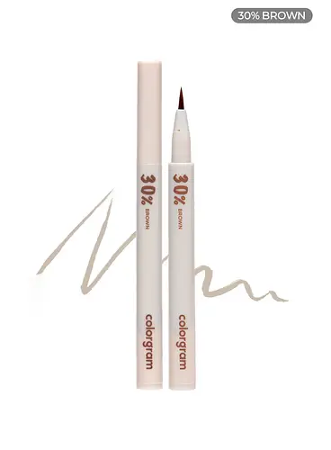 COLORGRAM Shade Re-forming Brush Liner 30% Brown