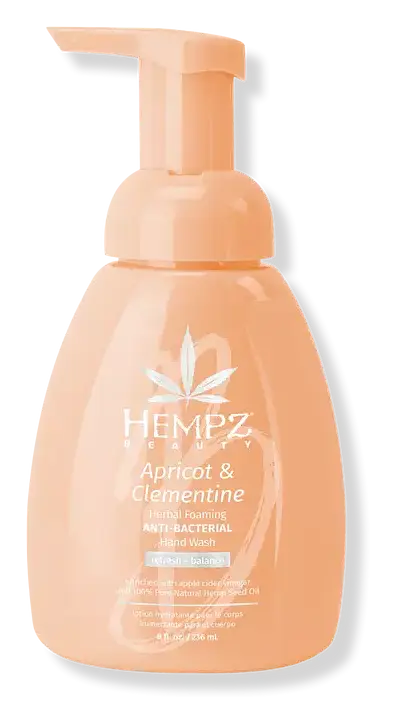 Hempz Apricot & Clementine Herbal Foaming Anti-Bacterial Hand Wash