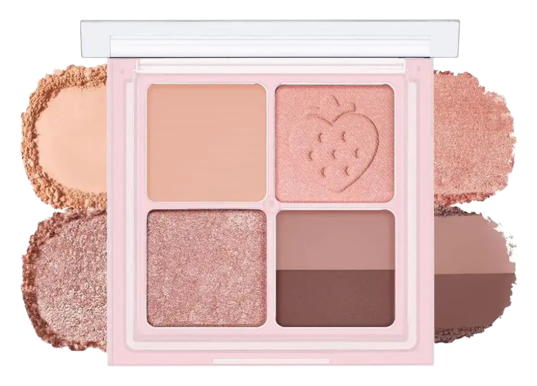 Peripera Ink Pocket Shadow Palette 08 Strawberry In Mute