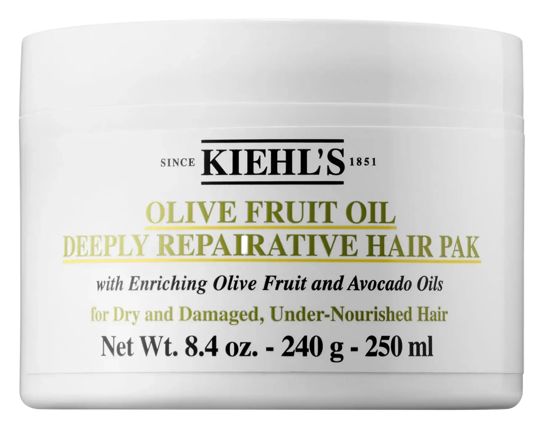 Kiehl's Olive Fruit Oil Deeply Reparative Hair Mask
