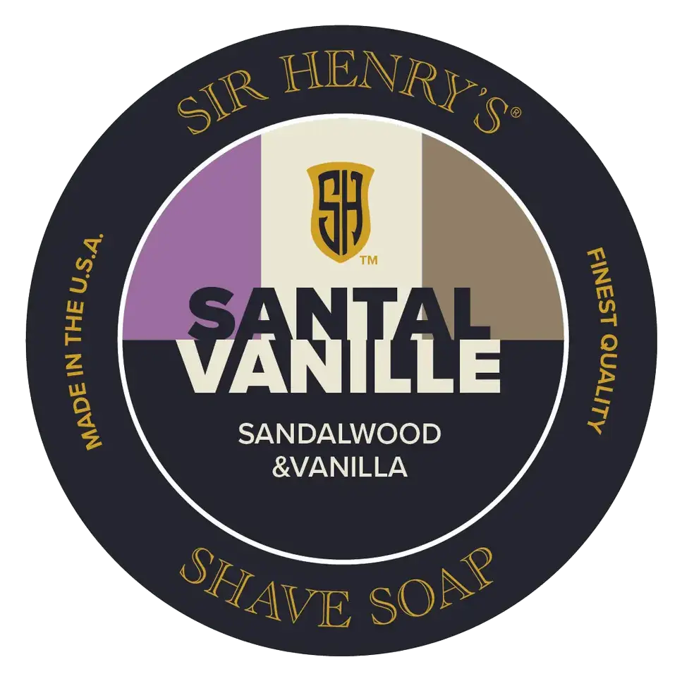 Sir Henry's Shave Soap Santal Vanille Sandalwood & Vanilla