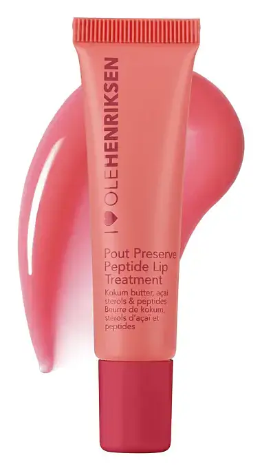Olehenriksen Pout Preserve Peptide Lip Treatment Strawberry Sorbet