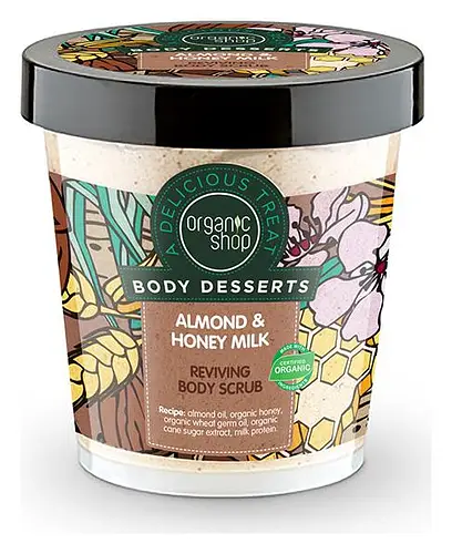 Organic Shop Body Desserts Almond & Honey Milk Body Scrub