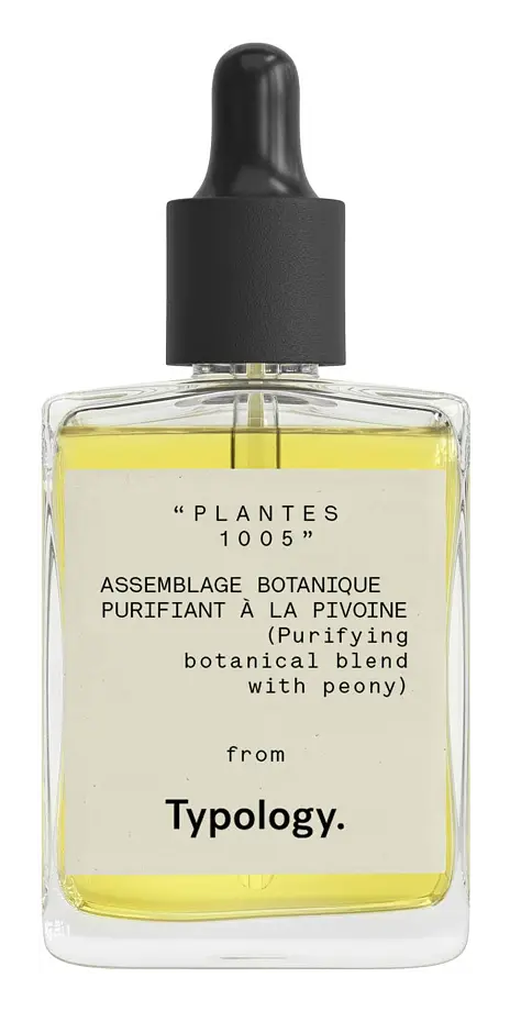 Typology Purifying Night Serum Botanical Blend With Peony