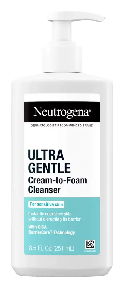 Neutrogena Ultra Gentle Cream  to Foam Cleanser