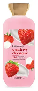 Bodycology 2 In 1 Body Wash & Bubble Bath Strawberry Cheesecake