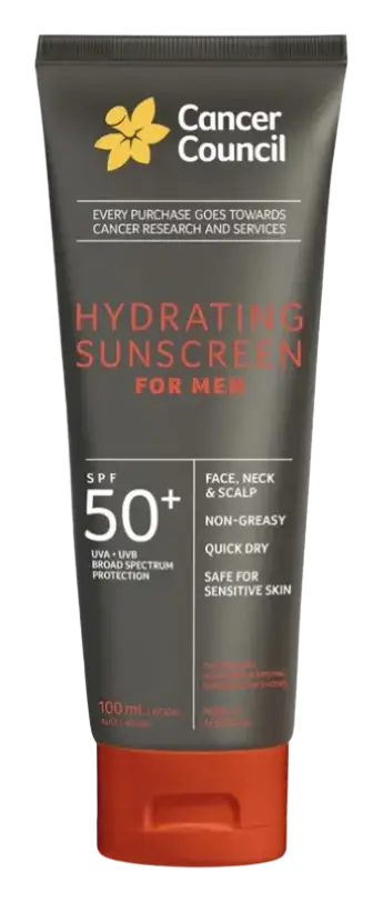 Cancer Council Hydrating Sunscreen For Men SPF 50+