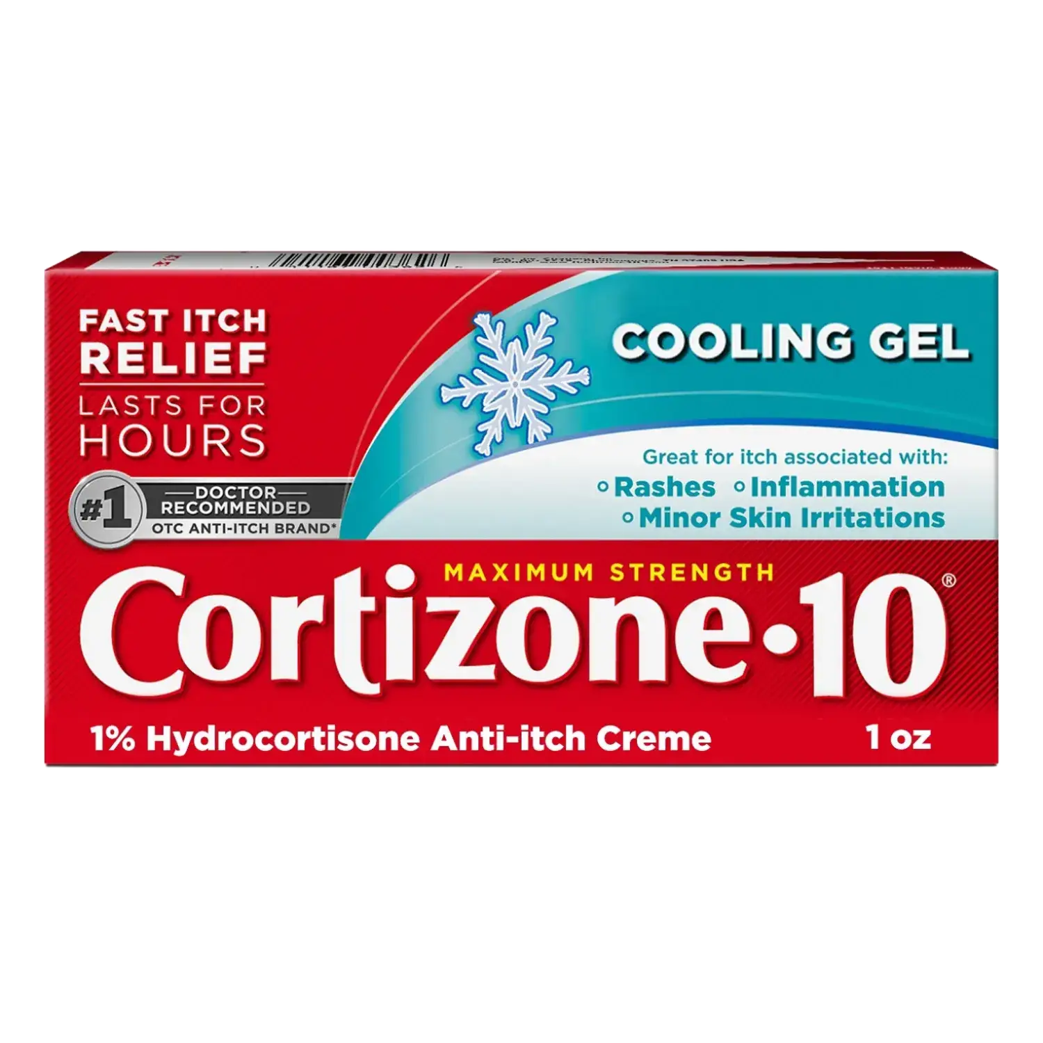Cortizone-10 Maximum Strength 1% Hydrocortisone Itch Cooling Gel