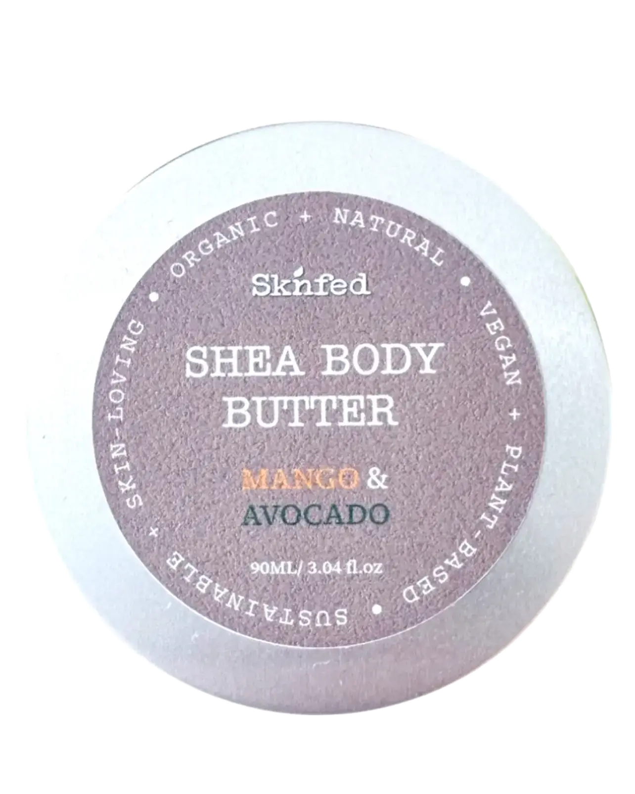 Sknfed Organic Shea Body Butter With Mango And Avocado