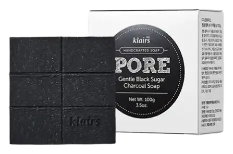 Dear, Klairs Gentle Black Sugar Charcoal Soap