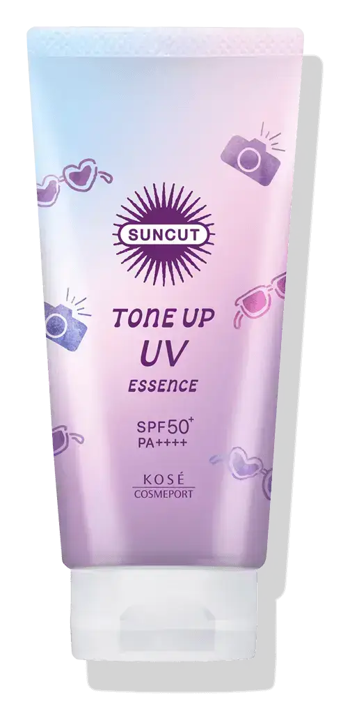 Kosé Suncut Tone Up UV Essence SPF 50+ PA++++ Lavender