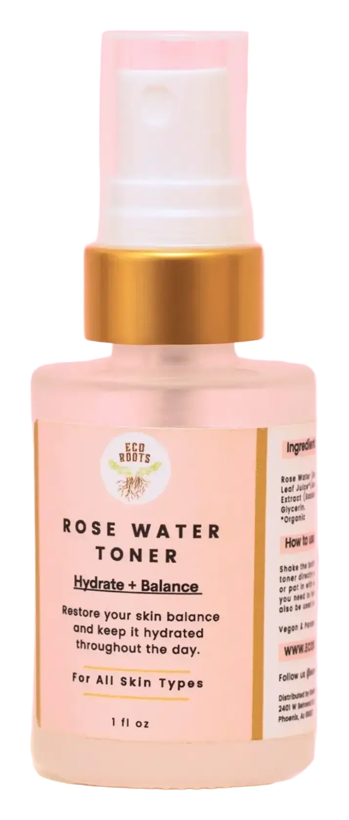 Eco Roots Rose Water Toner