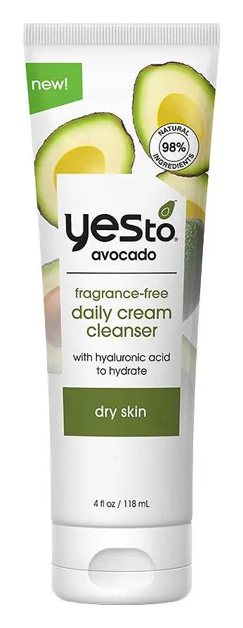Yes To Avocado Fragrance Free Daily Cream Cleanser