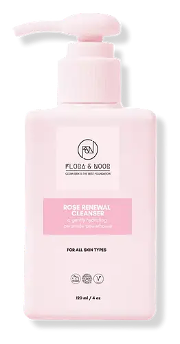 Flora & Noor Rose Renewal Tri-Peptide and Ceramide Cleanser