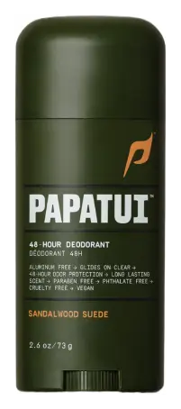 Papatui 48-Hour Aluminum Free Deodorant Sandalwood Suede