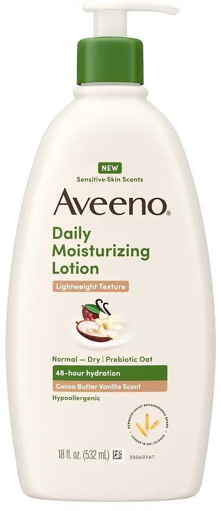 Aveeno Daily Moisturizing Lotion Cocoa Butter Vanilla