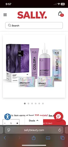 IGK Hair Metapurple Permanent Color Kit