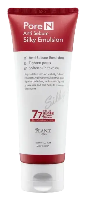 The Plant Base Pore N Anti Sebum Silky Emulsion