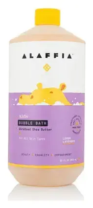 Alaffia Kids Bubble Bath Lemon Lavender