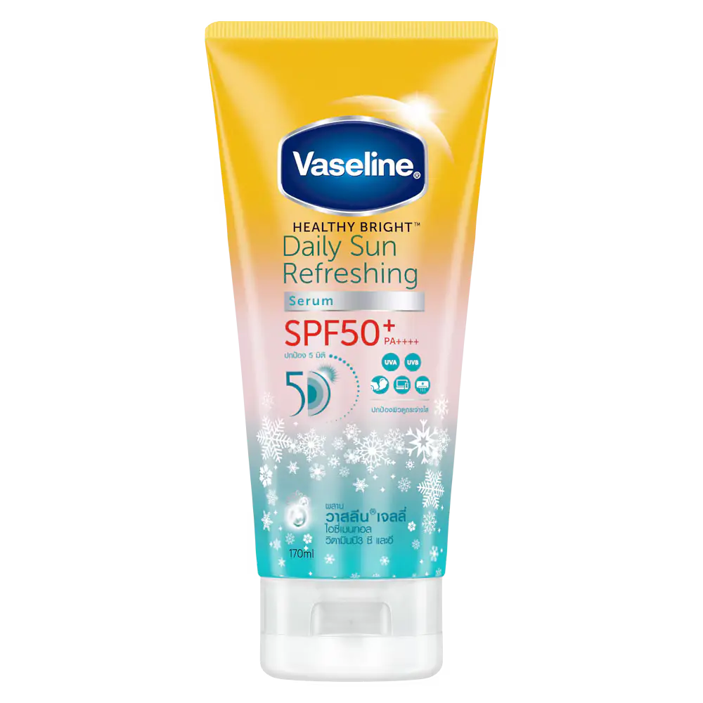 Vaseline Healthy Bright Daily Sun Refreshing Serum Sunscreen SPF 50+