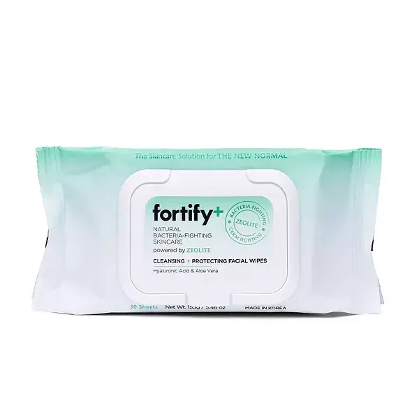 fortify+ Cleansing & Protecting Facial Wipes