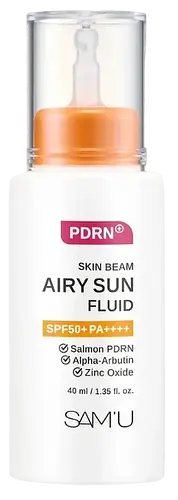 Sam’U PDRN Skin Beam Airy Sun Fluid SPF 50+